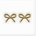Rosé Ribbon Studs
